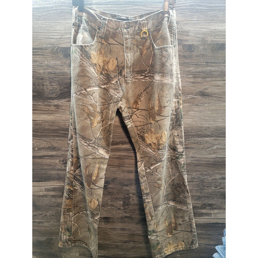 Mens RealTree Camo Jeans Pants Size 30x32 Cotton Real Tree